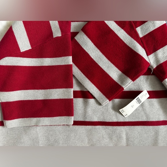 NWT Anthropologie The‎ Carys Mock-Neck Sweater by Maeve: Short-Sleeve Edition - Picture 6 of 7